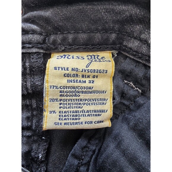 Miss Me JY5082G23 Jeggings Embroidery Flap Pocket Stretch Jeans Womens Size 27 - Picture 5 of 8